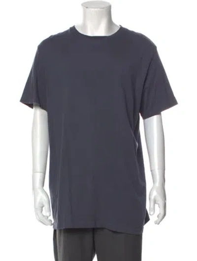 Pre-owned Kith Crew Neck Short Sleeve T-shirt In Blue