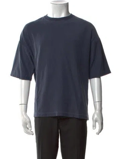 Pre-owned Kith Crew Neck Short Sleeve T-shirt In Blue