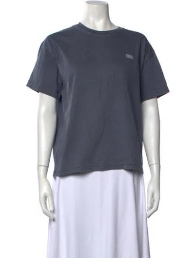 Pre-owned Kith Crew Neck Short Sleeve T-shirt In Blue