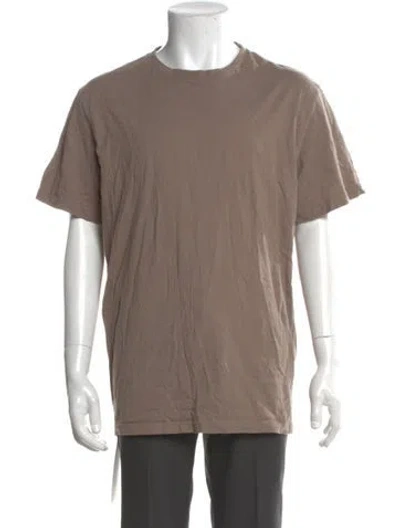Pre-owned Kith Crew Neck Short Sleeve T-shirt In Brown