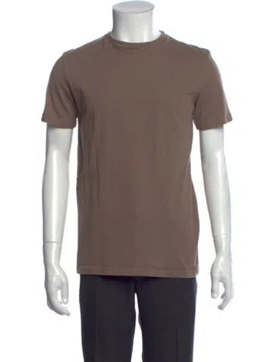 Pre-owned Kith Crew Neck Short Sleeve T-shirt In Brown