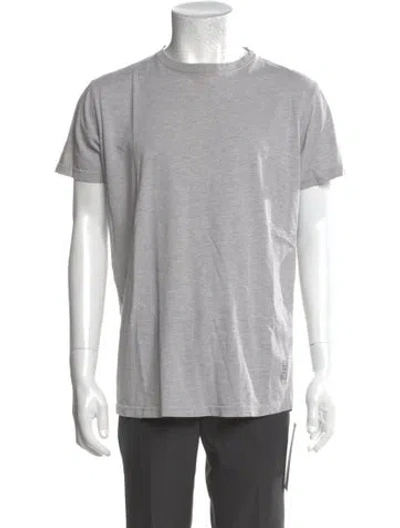 Pre-owned Kith Crew Neck Short Sleeve T-shirt In Gray