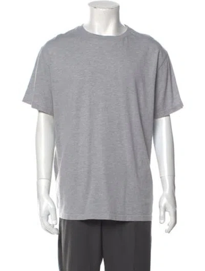 Pre-owned Kith Crew Neck Short Sleeve T-shirt In Gray
