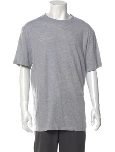 Pre-owned Kith Crew Neck Short Sleeve T-shirt In Gray