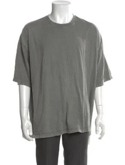 Pre-owned Kith Crew Neck Short Sleeve T-shirt In Gray