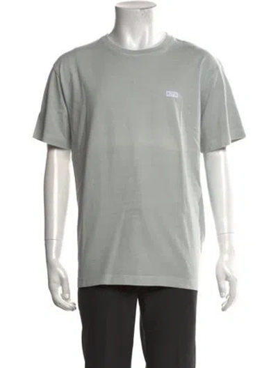 Pre-owned Kith Crew Neck Short Sleeve T-shirt In Grey