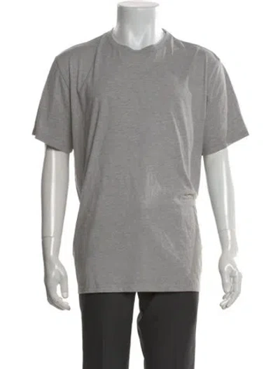 Pre-owned Kith Crew Neck Short Sleeve T-shirt In Grey
