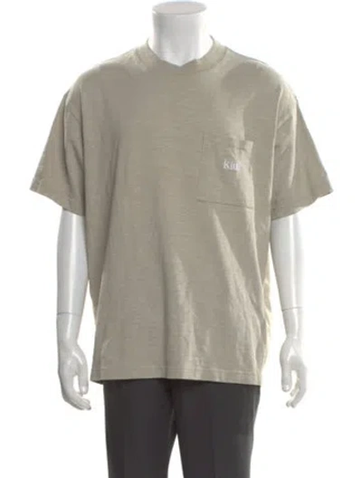 Pre-owned Kith Crew Neck Short Sleeve T-shirt In Neutral