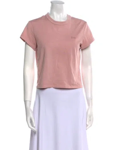 Pre-owned Kith Crew Neck Short Sleeve T-shirt In Pink