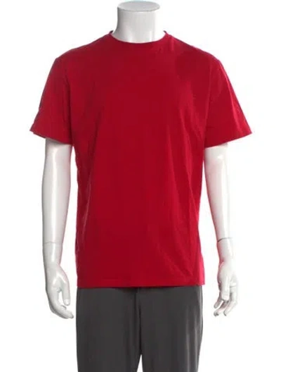 Pre-owned Kith Crew Neck Short Sleeve T-shirt In Red