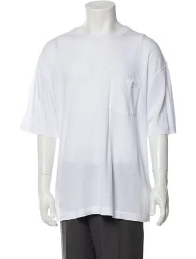 Pre-owned Kith Crew Neck Short Sleeve T-shirt In White