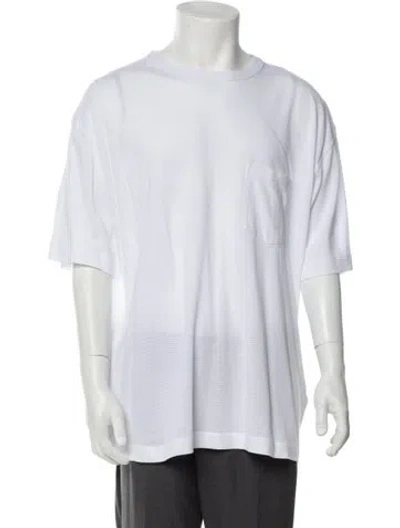 Pre-owned Kith Crew Neck Short Sleeve T-shirt In White