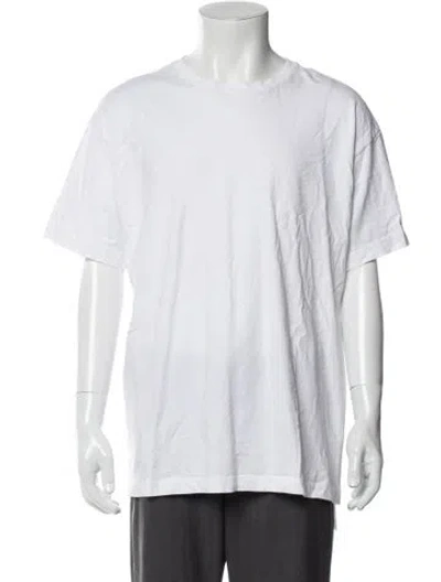 Pre-owned Kith Crew Neck Short Sleeve T-shirt In White