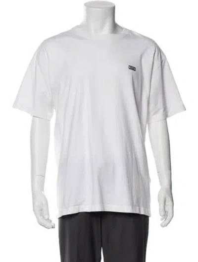 Pre-owned Kith Crew Neck Short Sleeve T-shirt In White
