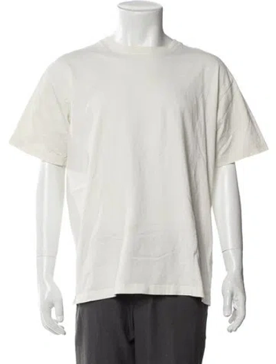 Pre-owned Kith Crew Neck Short Sleeve T-shirt In White