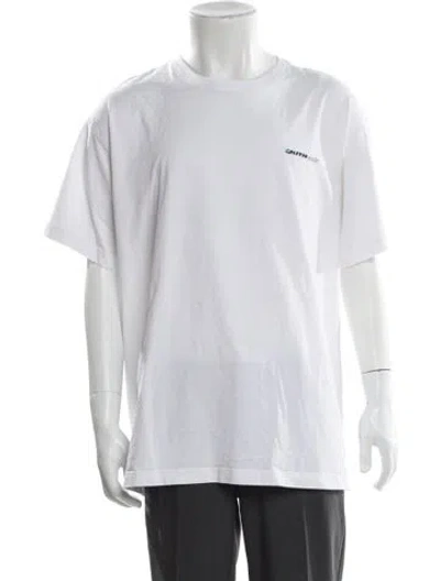Pre-owned Kith Crew Neck Short Sleeve T-shirt In White