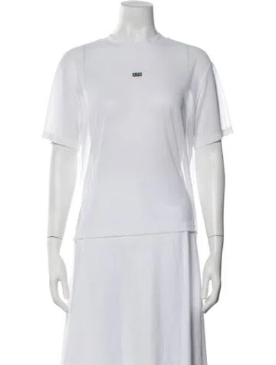 Pre-owned Kith Crew Neck Short Sleeve T-shirt In White