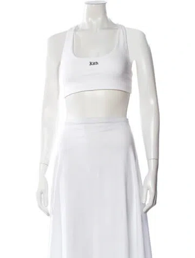 Pre-owned Kith Crew Neck Sleeveless Sports Bra In Neutral