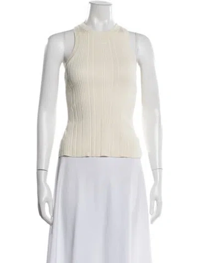 Pre-owned Kith Crew Neck Sleeveless Top In Neutrals