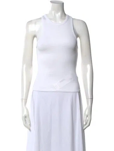 Pre-owned Kith Crew Neck Sleeveless Top In White