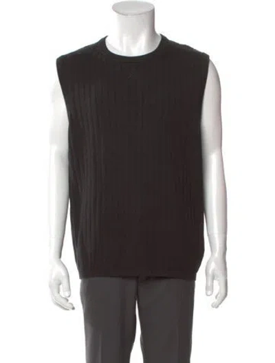 Pre-owned Kith Crew Neck Sleeveless T-shirt In Black
