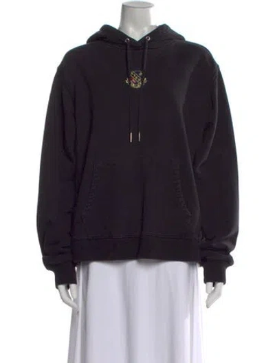 Pre-owned Kith Crew Neck Sweater In Black