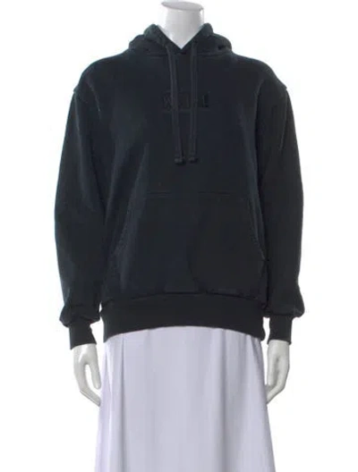 Pre-owned Kith Crew Neck Sweater In Black
