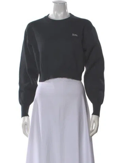 Pre-owned Kith Crew Neck Sweater In Gray
