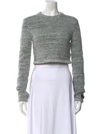 Pre-owned Kith Crew Neck Sweater In Grey