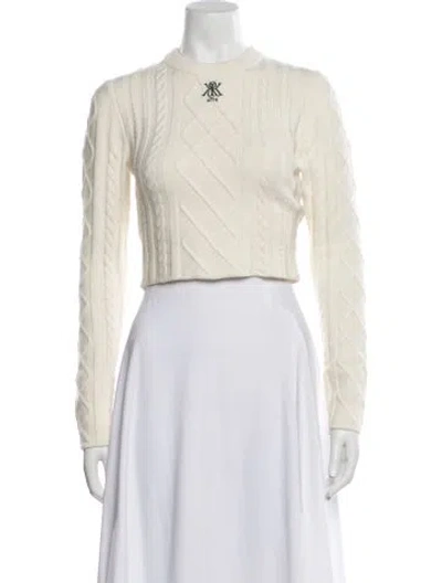 Pre-owned Kith Crew Neck Sweater In Neutral