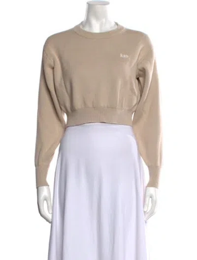 Pre-owned Kith Crew Neck Sweater In Neutrals