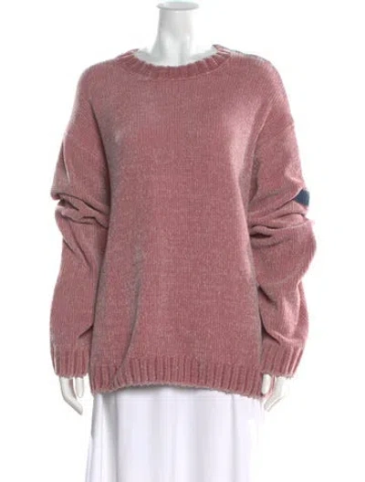 Pre-owned Kith Crew Neck Sweater In Pink