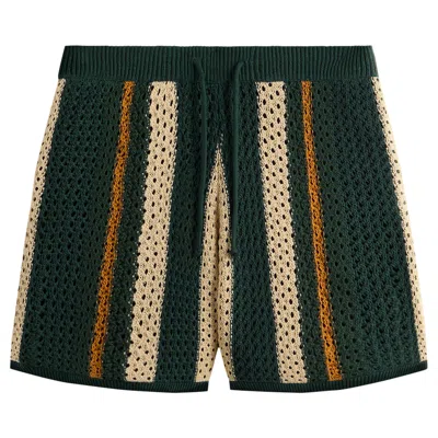 Pre-owned Kith Crochet Curtis Short 'chronicle' In Multi-color