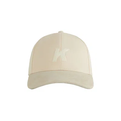Pre-owned Kith Crochet K Aaron Classic Cap With Suede Brim 'sandrift' | Tan | Men's Size Onesize In Brown