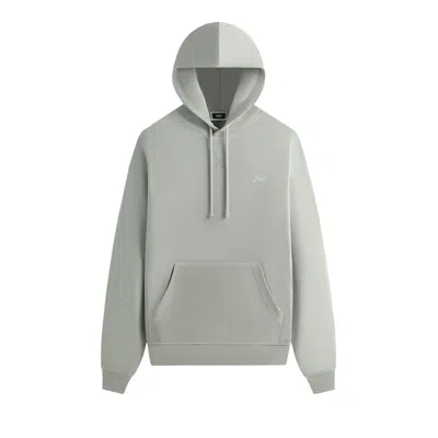 Pre-owned Kith Crystal Wash Interlock Williams Iii Hoodie 'exam' | Green | Men's Size Xl