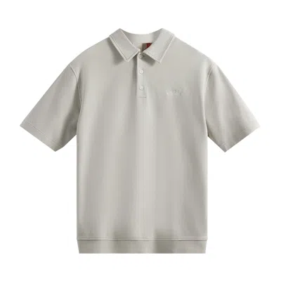 Pre-owned Kith Crystal Washed Graham Polo 'chalk'