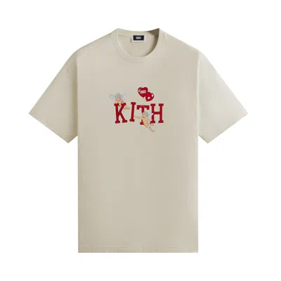 Pre-owned Kith Cupid Iv Tee 'sandrift' In Cream