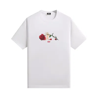 Pre-owned Kith Cupid Rose Tee 'white' | Men's Size L