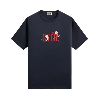 Pre-owned Kith Cupid Vi Tee 'nocturnal' | Blue | Men's Size L