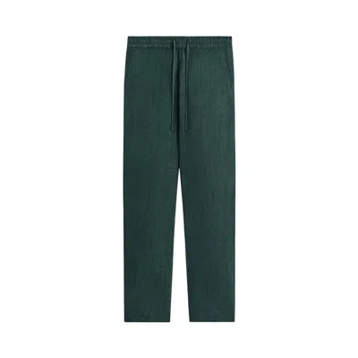 Pre-owned Kith Cupro Linen Barrow Pant 'stadium' | Green | Men's Size S