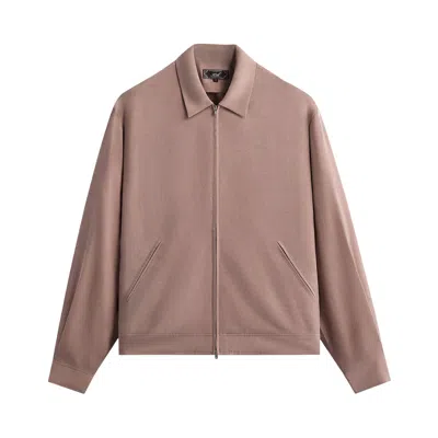 Pre-owned Kith Cupro Linen Connor Blouson Jacket 'dusty Mauve' | Pink | Men's Size Xl