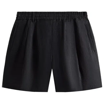 Pre-owned Kith Cupro Linen Jude Short 'black' | Men's Size Xl