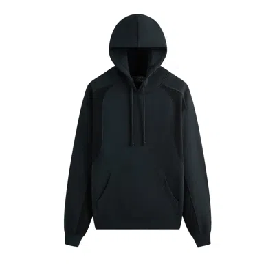 Pre-owned Kith Curved Panel Terry Nelson Hoodie 'black' | Men's Size Xxl