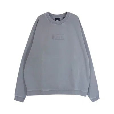 Pre-owned Kith Cyber Monday Crewneck 'statue' | Grey | Men's Size S