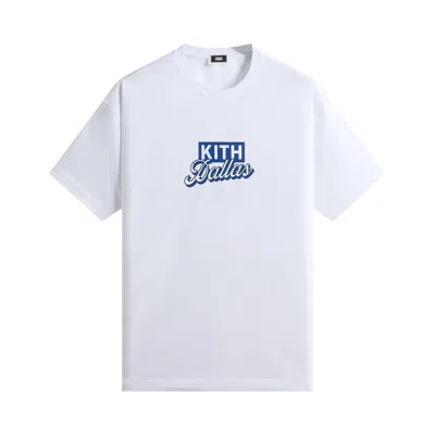 Pre-owned Kith Dallas Classic Logo Tee 'white' | Men's Size Xxl