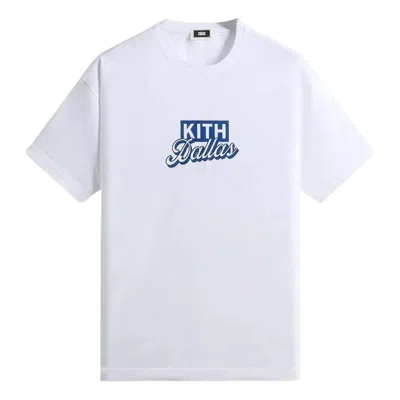 Kith Dallas Classic Logo T-shirt 'white'