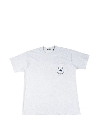 Kith Dallas Playmaker Pocket T-shirt In Gray