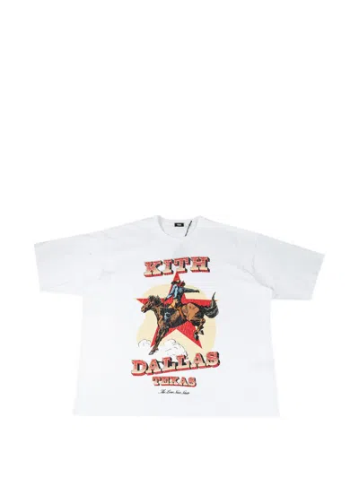 Kith Dallas Rancher Vintage Jones Graphic-print T-shirt In White