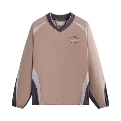 Pre-owned Kith Dayton Mesh Combo Pullover 'perfume' In Brown