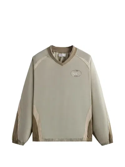 Kith Dayton Mesh-panel Hoodie In Gold